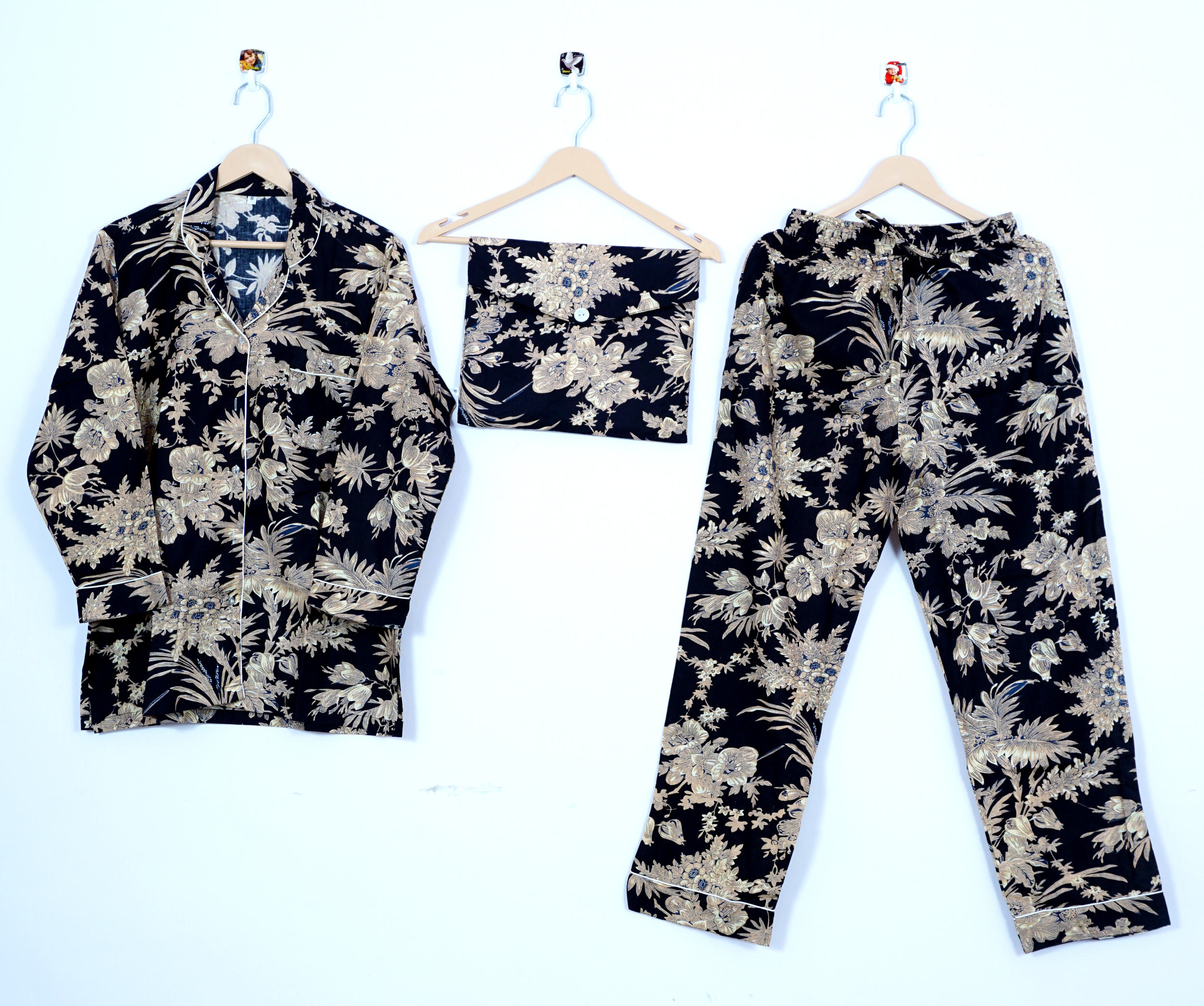 Collar Style Pajama Set