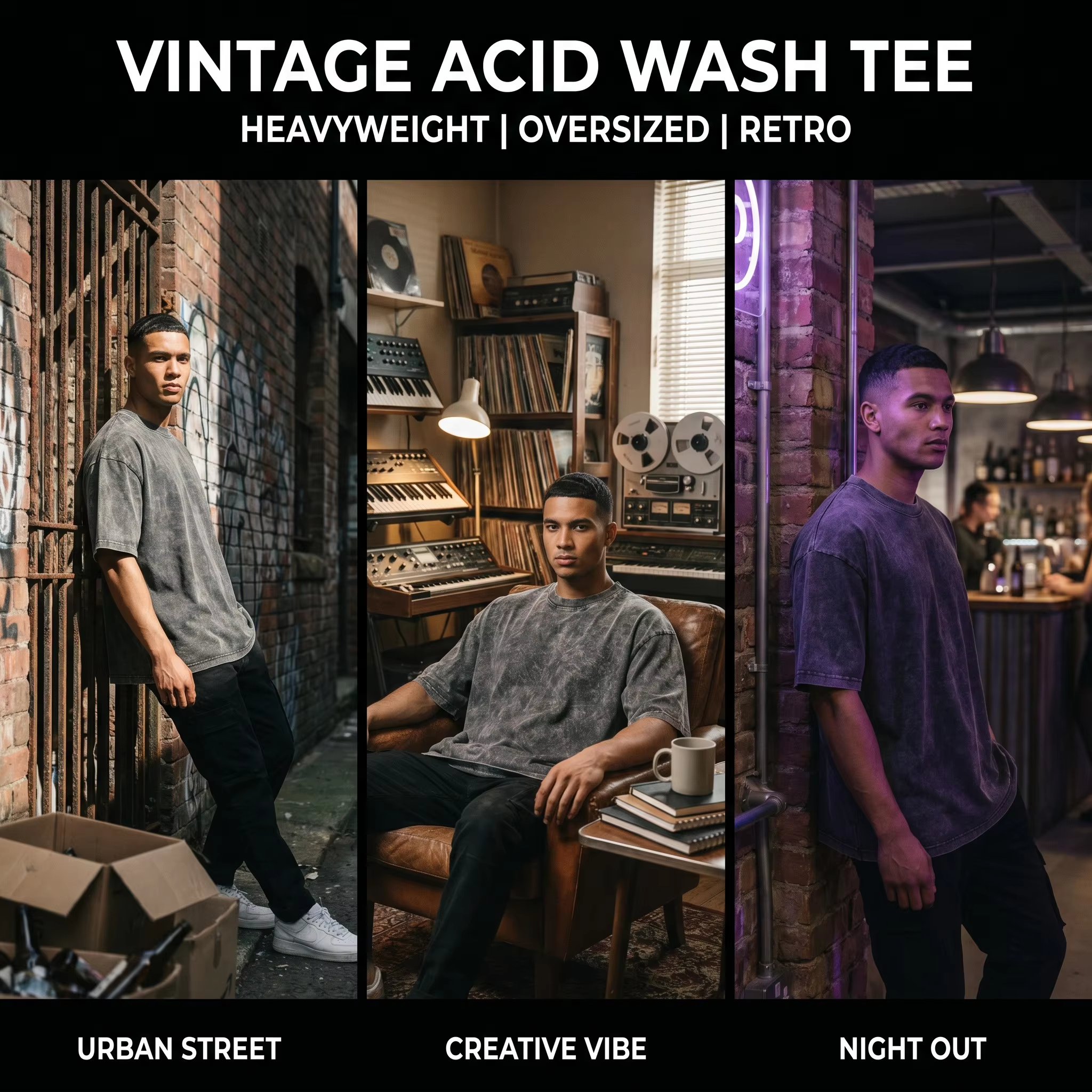 Custom Logo Vintage Acid Washed T Shirts Men Distressed Heavyweight Cotton Blank Oversized Tshirt 100% Cotton for Men's T-shirt