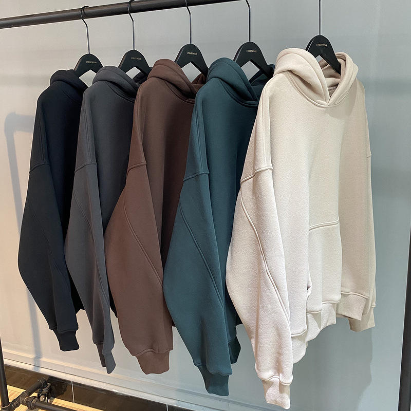 High Quality Heavyweight Puff Printing Hoodie Supplier Custom Oversize Men French Terry Winter Pullover Embroidery Hoodies