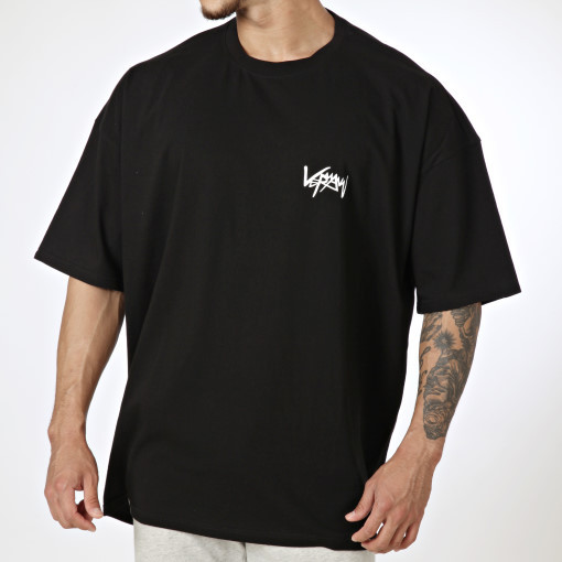 Unisex Nice Youpin Oversized T-Shirt Custom High Quality Heavyweight Gym Apparel with Solid Pattern and Comfortable Neck
