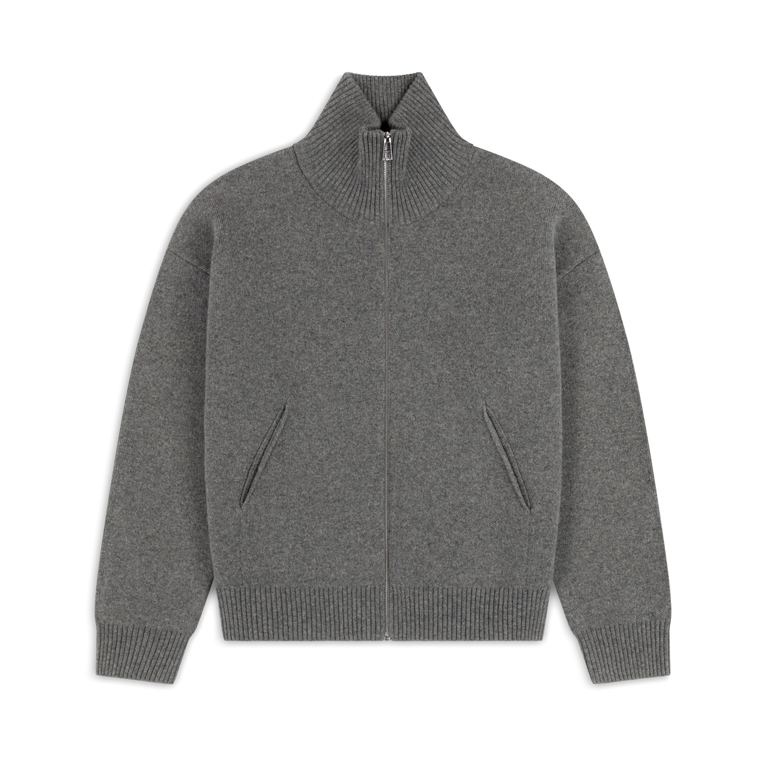 Stand-Up Collar Custom Logo Winter Sweater Fashion Casual Mens Knitted Cardigan