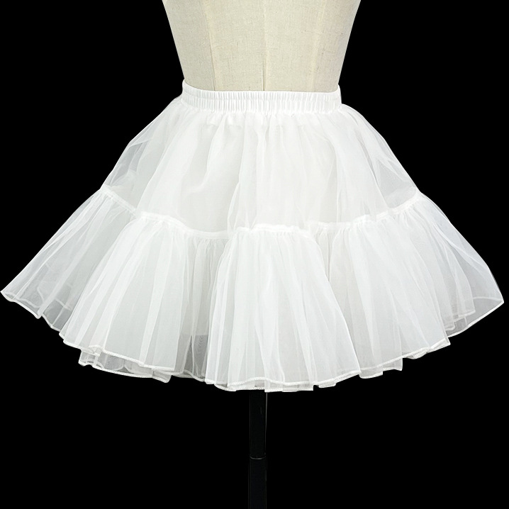 Cosplay Boneless Petticoat Soft Mesh Underskirt for Lolita Dress