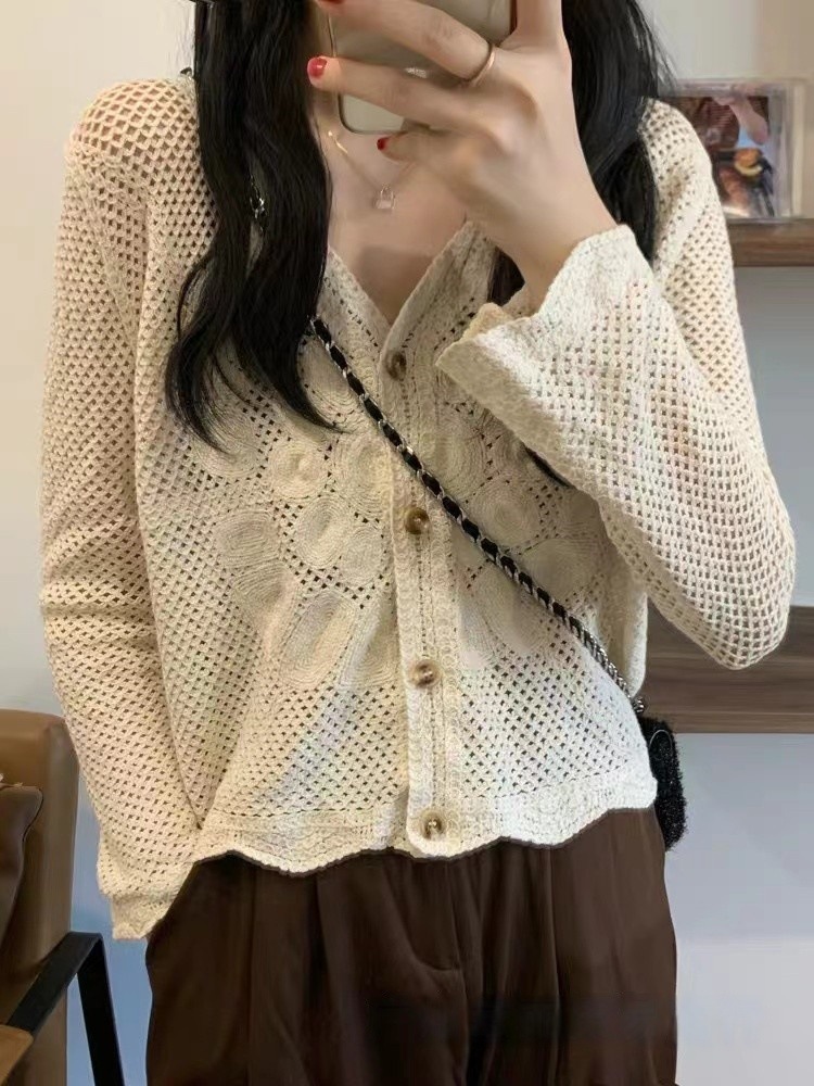 Knitted Cardigan Close Up