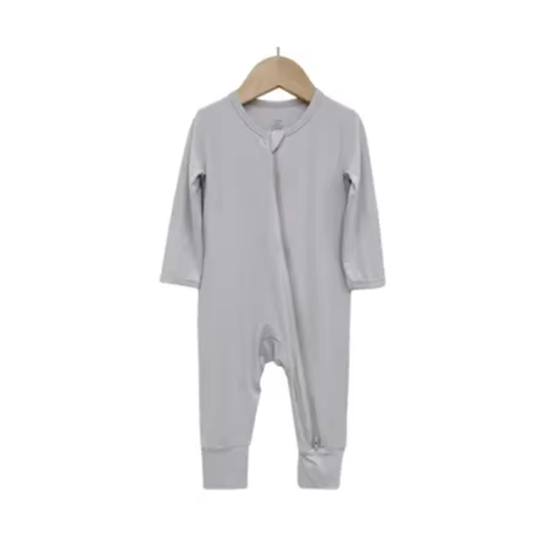 Custom Packaging Premium Solid Color Comfortable Plus Size Baby Rompers for European