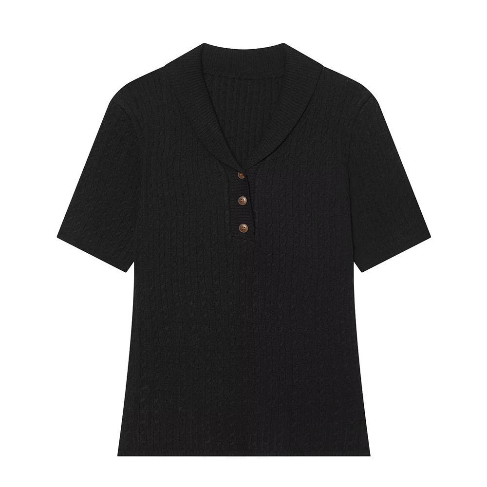 PB&amp;ZA Women 2026 Summer New Fashion Short-sleeved Sweater Cardigans Casual Sweet Soild Female Outerwear Chic Tops