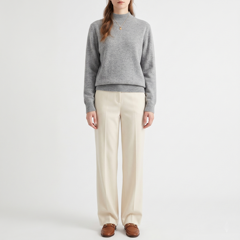 Women's Sweaters Knitted Sweaters New Fashion Design Customize Long Sleeve Light Weight Breathable Sweaters