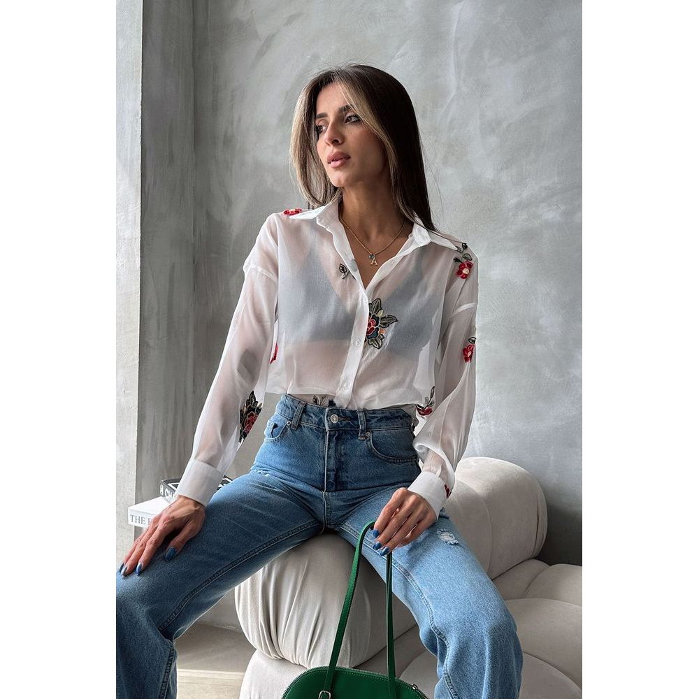 Women's Embroidered Organza Fit Style
