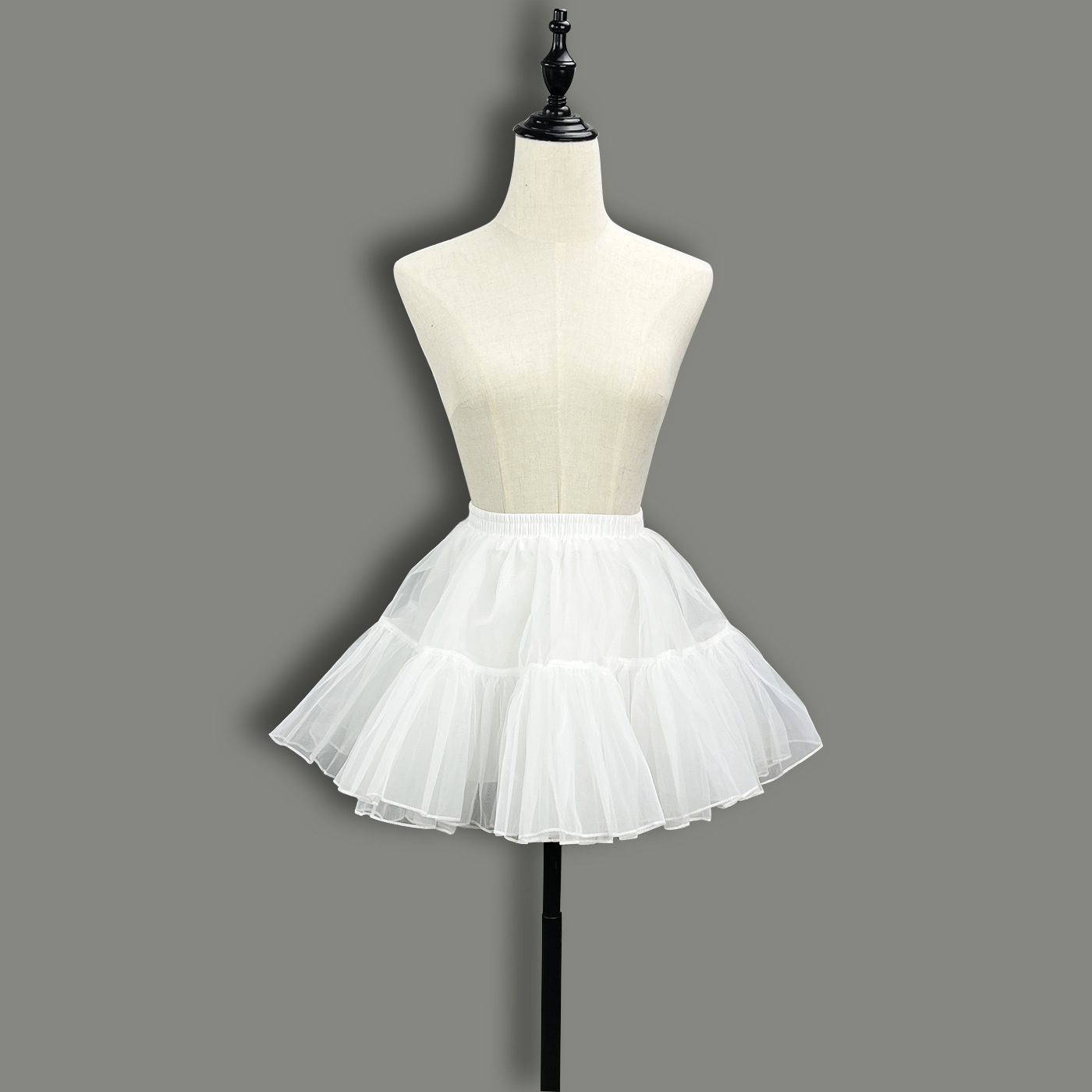 Cosplay Boneless Petticoat Soft Mesh Underskirt for Lolita Dress