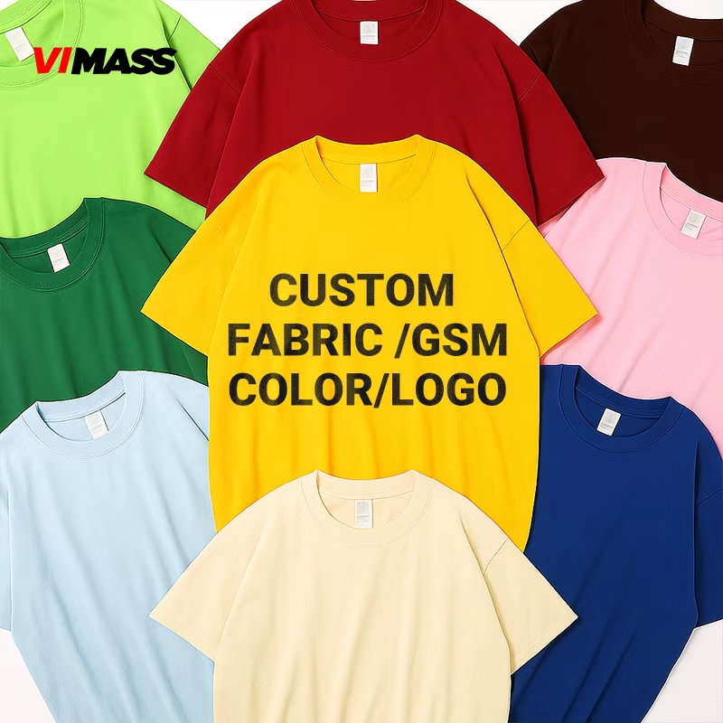 New Arrival Heavyweight Cotton Customize Bold Logo Print Tshirt Men's American Streetwear T-Shirt