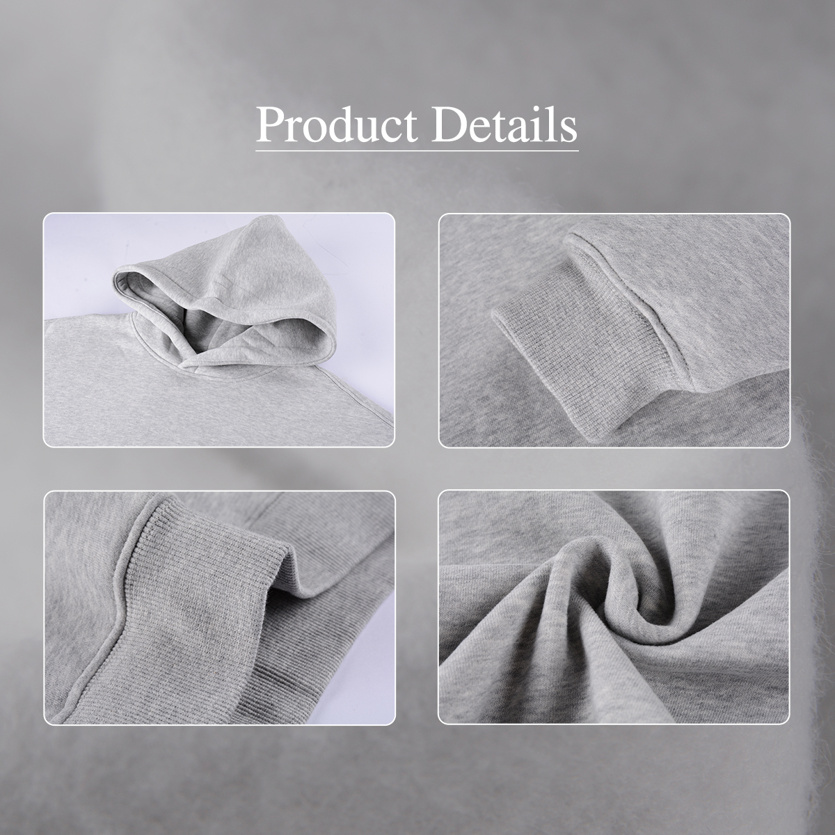 High Quality Custom Logo 350G Heavyweight Fleece Blank Oversized Plus Size Men'S Hoodies Tracksuits for Men