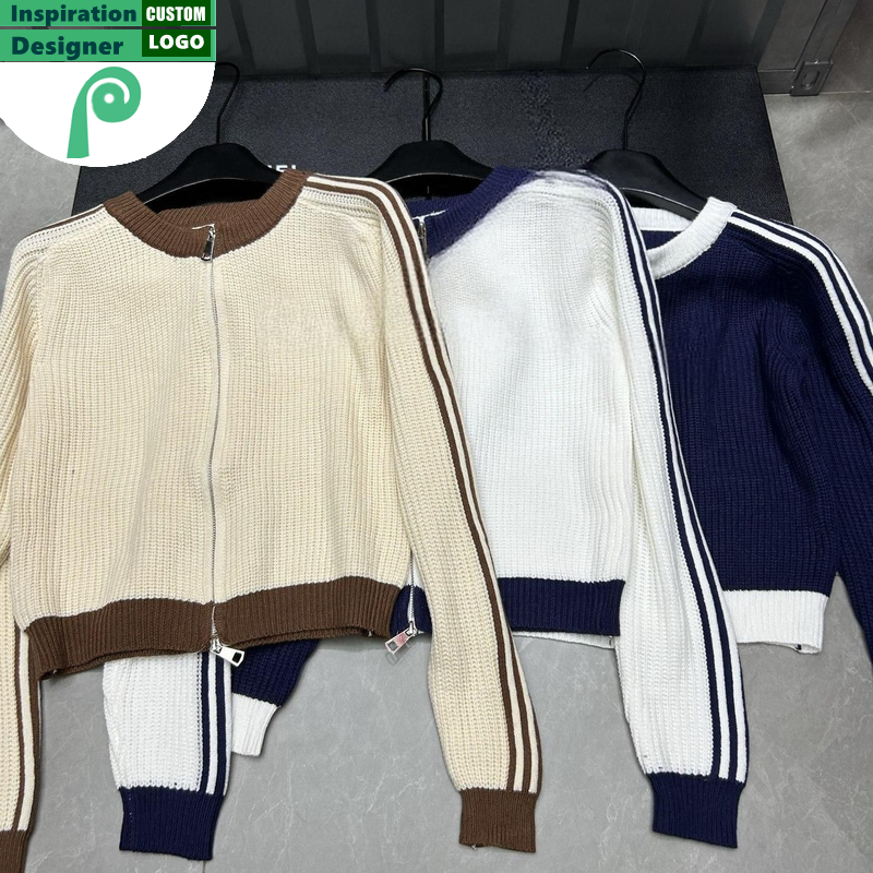 Reputable Suppliers Provide Chinese Ins Shirts Sweaters Casual Elegant Women's Apparel 100% Cotton Knitted Buy Bulk Via Online