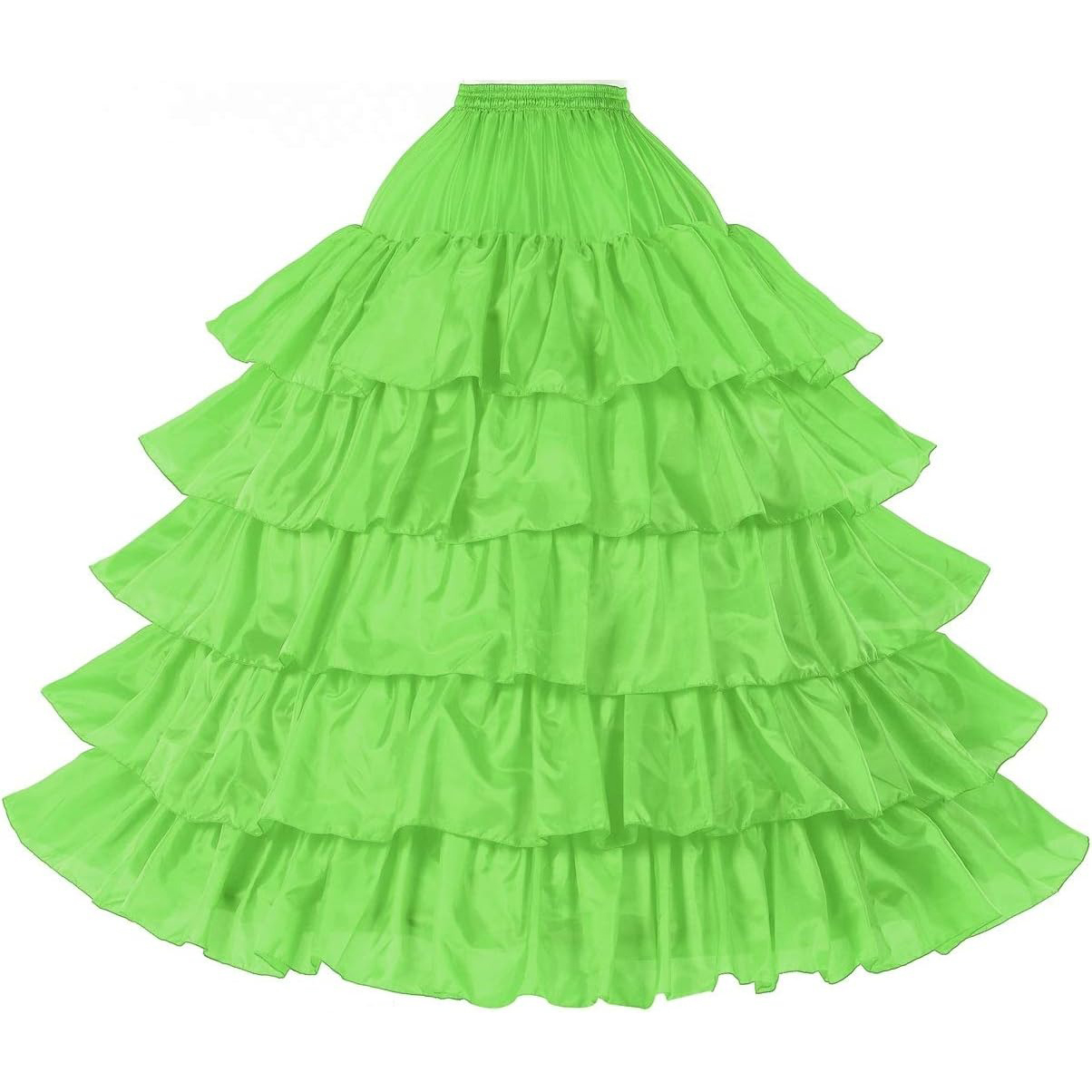 Mid Waist New Style 100% Polyester Plain Dyed Petticoat Underskirt Best Selling Comfortable Can Can Skirt Fashionable