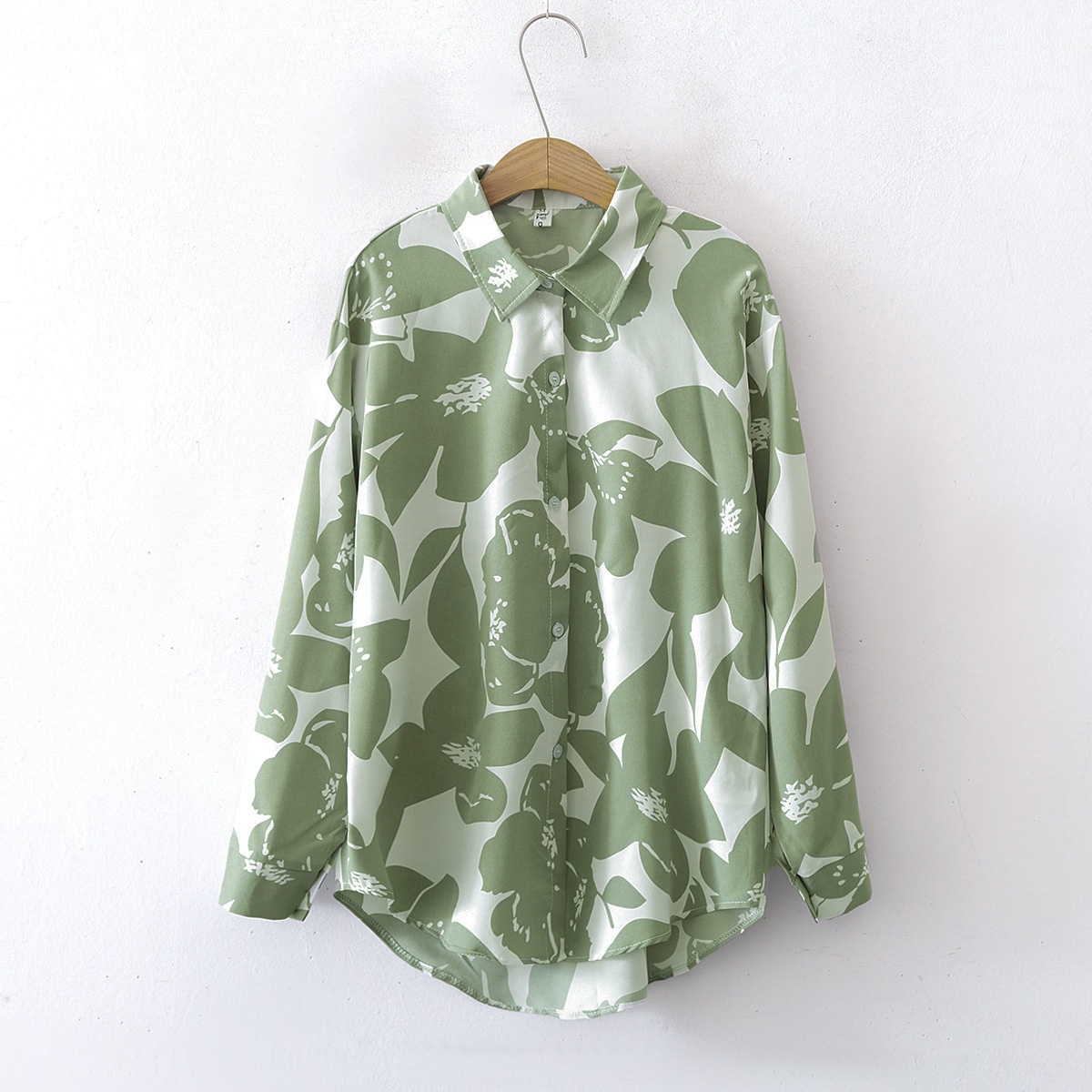 Hawaiian Custom Graphic Plus Size Women's Tropical Floral Printed Spring/Autumn Summer Button Shirt Blouses Tops 100% Polyester