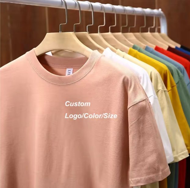 Custom Crew Neck t shirt for men Regular Fit men's t-shirts Blank Casual Solid Color Short Sleeve Tee for Logo Print