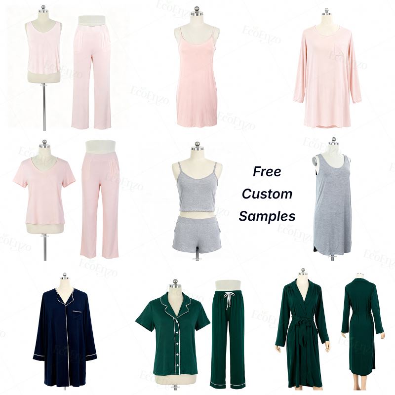 Custom High Quality Bamboo Summer Casual Women's Sleeveless Pajamas Camisole Sleepwear Quick Dry Breathable