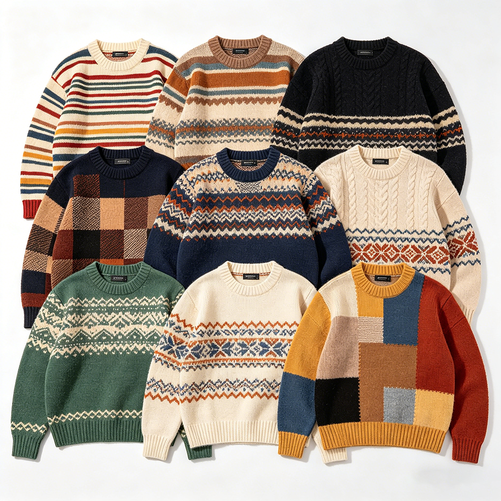 Customized Autumn Knitted Design Sweater 2026 New Trend 100% Cotton Women's Pullover Cardigan