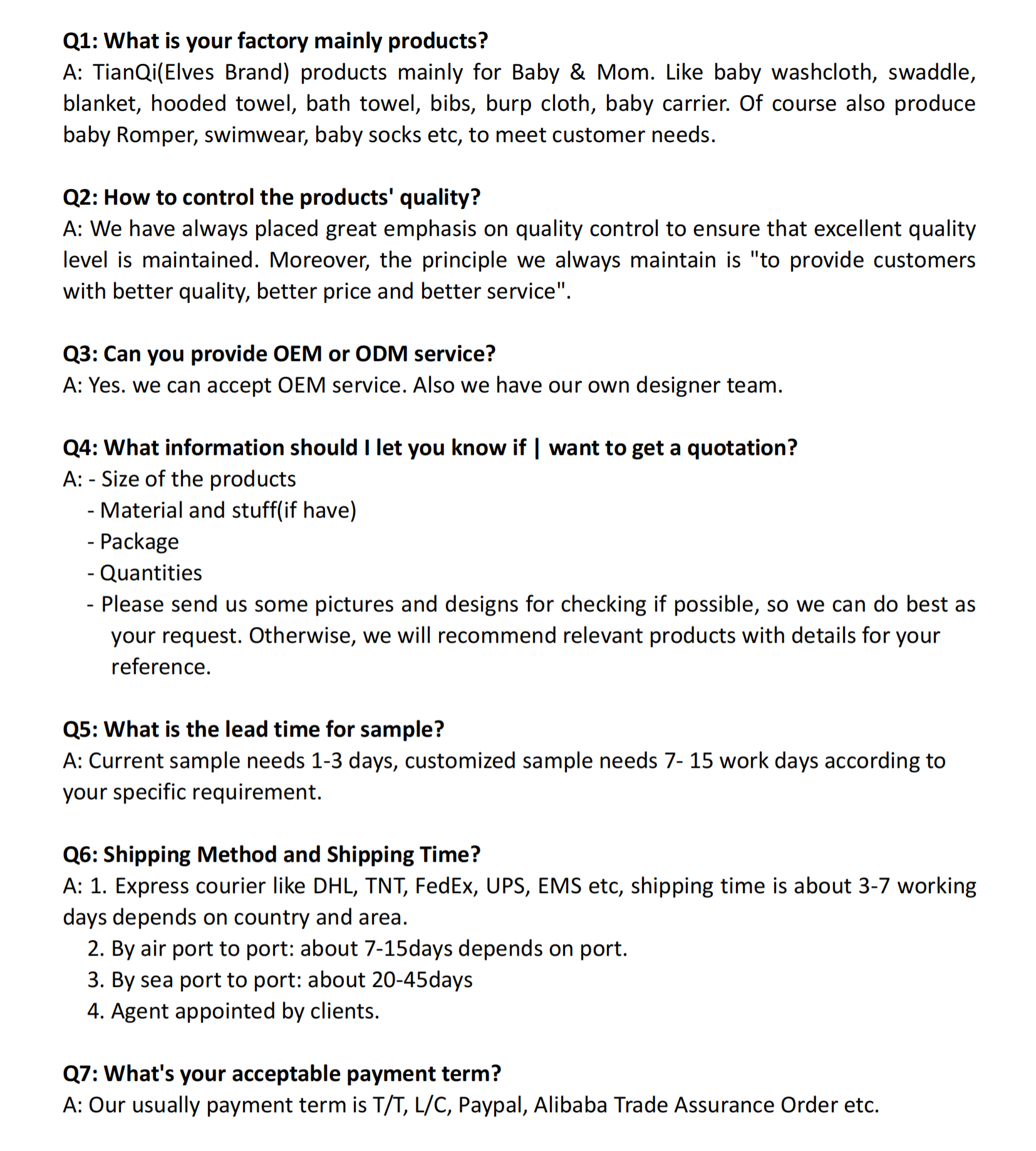 FAQ Infographic