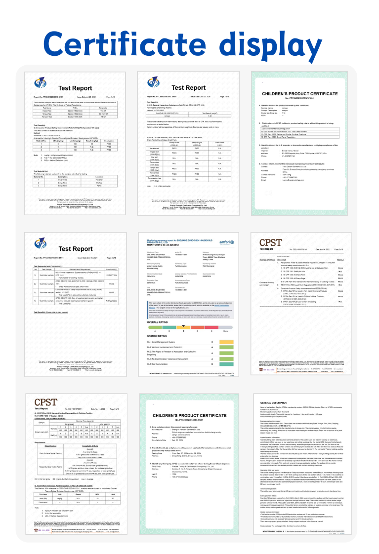 Certifications
