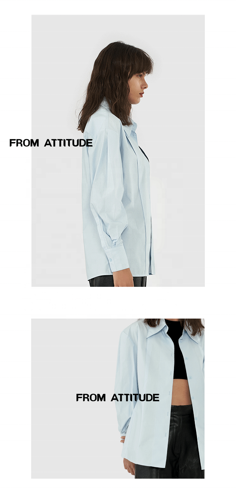 Light Blue Blouse Detail 3