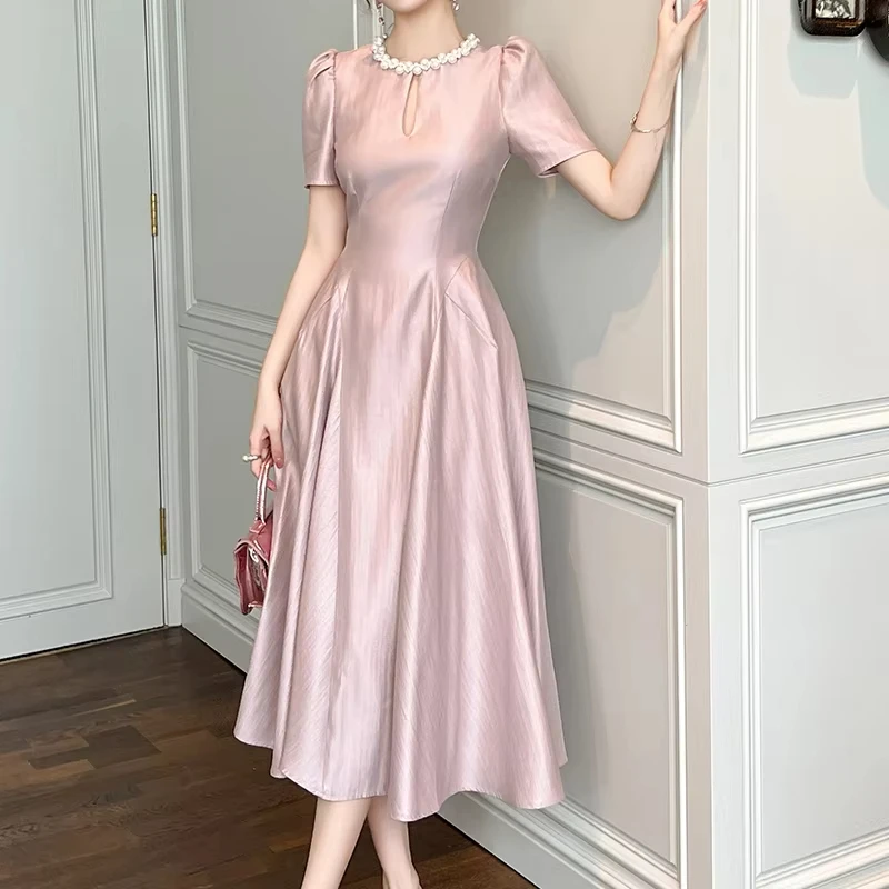 Satin Dress Detail 4