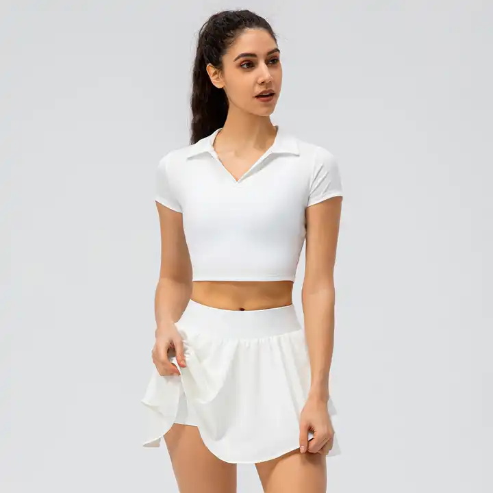 Skort Black Active Skirt Tennis Skirt