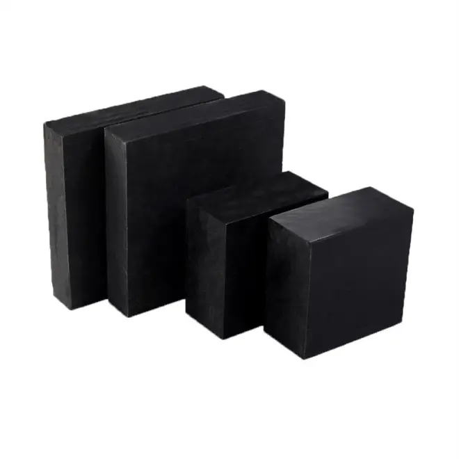 Polyethylene PE block UHMWPE plastic cutting board sheet for food processing and industrial use