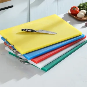 Wholesale Healthy Eco-friendly HDPE custom Factory sales Meat pe commercial plastic cutting board Manufacturer, Factories