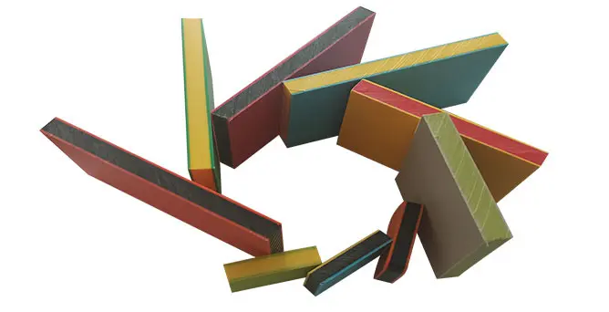 HDPE multi colors display