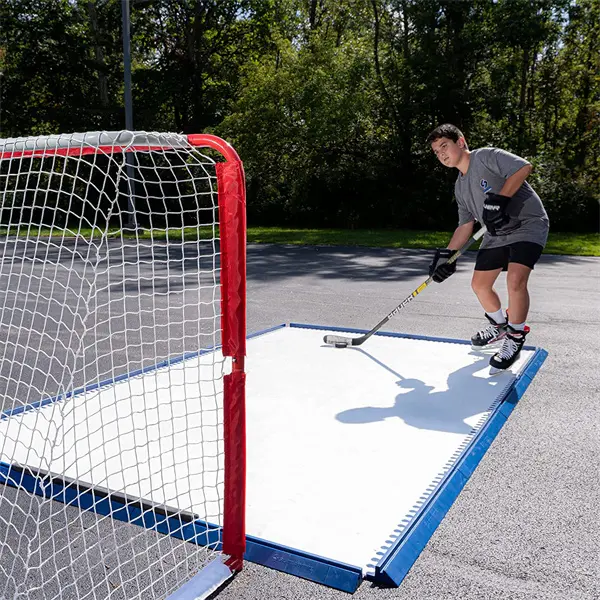 Synthetic Ice Skating Rink Board Panel Installation