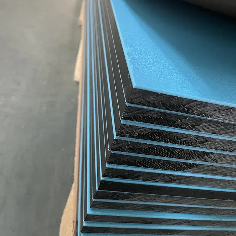 HDPE sheet stack