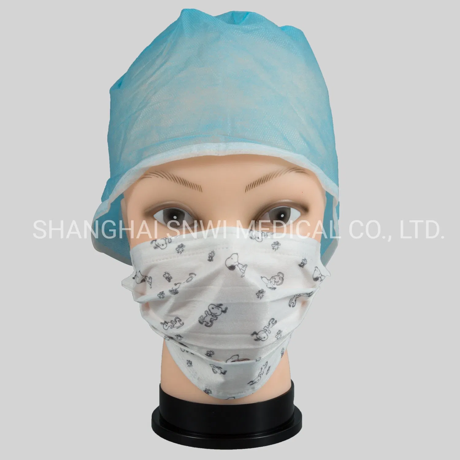 Certificação CE e ISO Máscara Facial Protetora Descartável Não Tecido Cirúrgica 3ply