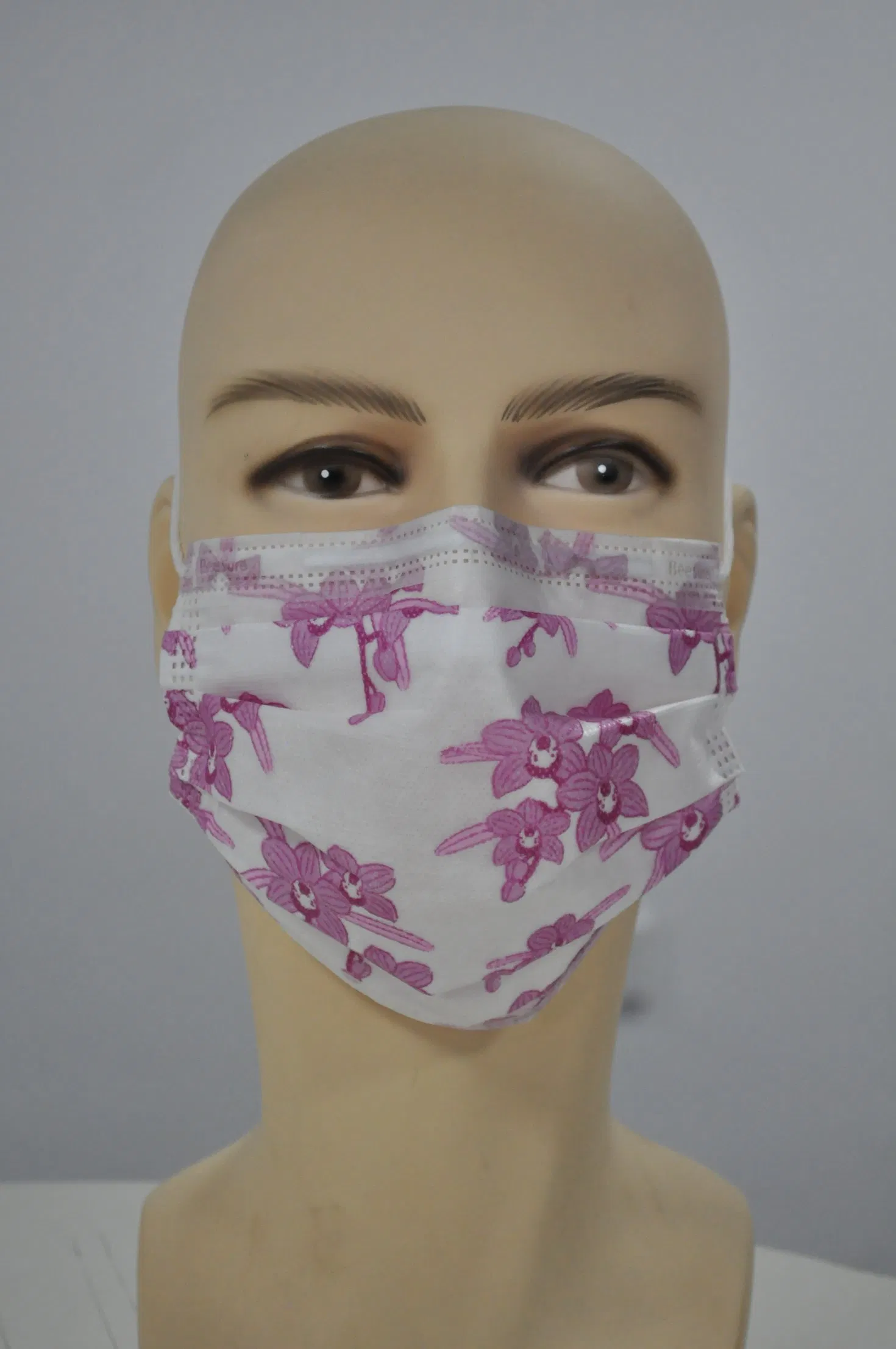 Hospital Cirúrgico Proteção Médica Segurança Não Tecido 4ply Papel de Carvão Ativado para Poeira Dental/SMS/Boca 4ply Máscara Facial Descartável com Alças Elásticas/Amarrar