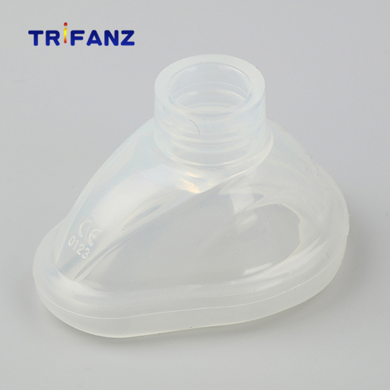 Fabricante de Máscara Facial de Anestesia de Silicone Cirúrgico Descartável com ISO13485 FDA
