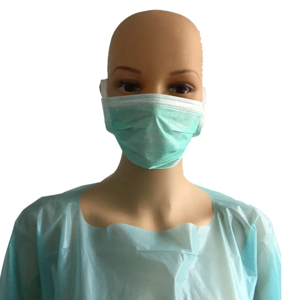Máscara facial descartável cirúrgica hipoalergênica para pele sensível