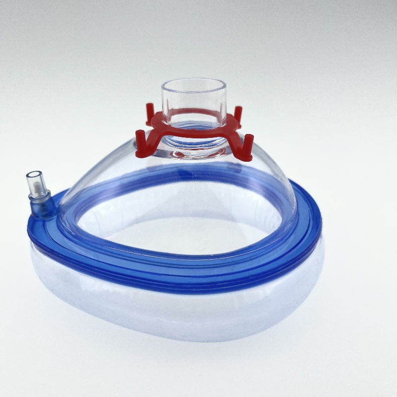 Máscara de Anestesia para Adultos e Pediátricos em PVC de Alta Qualidade, Livre de Látex