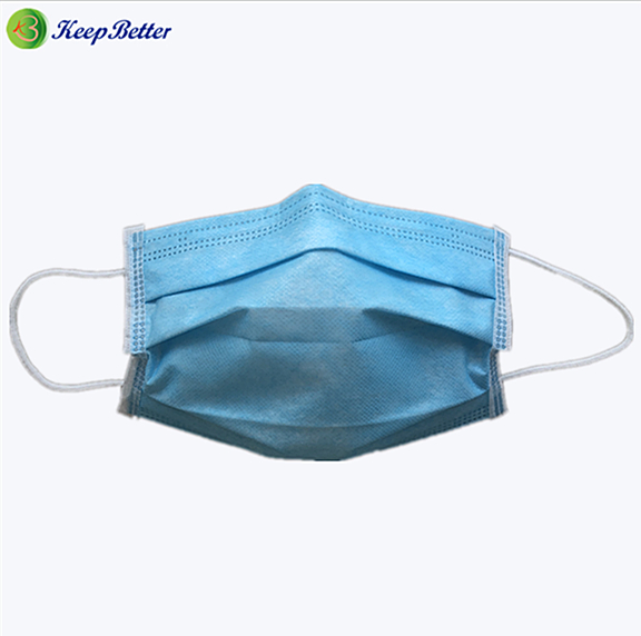 50PCS Descartáveis 3-Layer Máscaras, Anti Poeira Respirável Descartável Cirúrgica com Alças para as Orelhas Máscara Facial