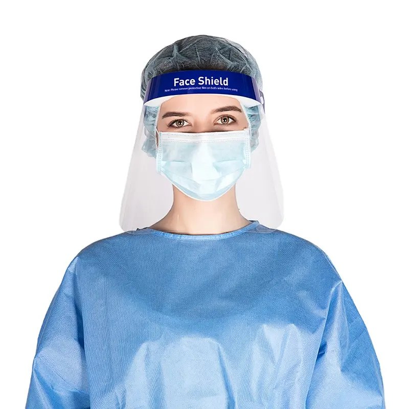 Preço Barato 3ply Máscara Cirúrgica Médica Não Tecida com Protetor Facial de Plástico