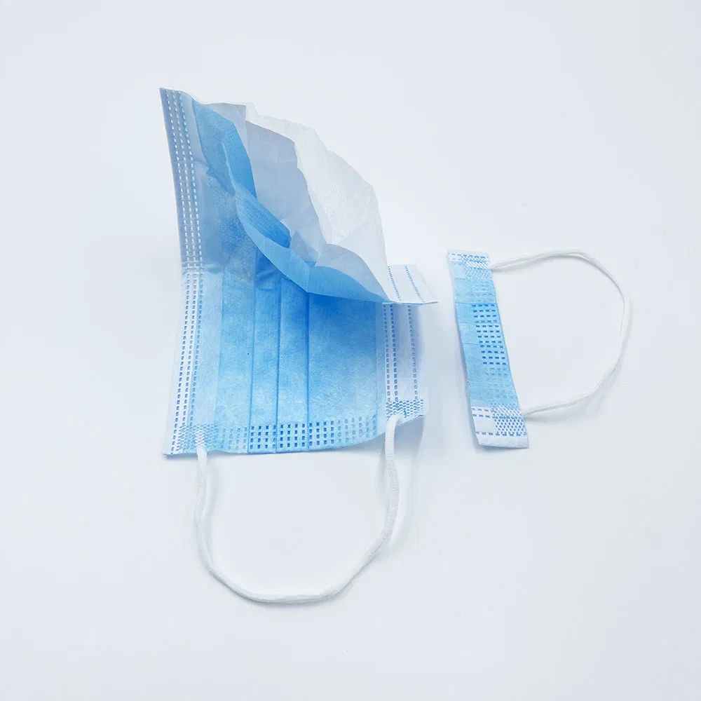 Máscara Cirúrgica Premium 3-Ply com Conforto Aprimorado para as Alças de Orelha