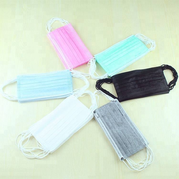 Máscaras Faciais Cirúrgicas Descartáveis de Tecido Não Woven