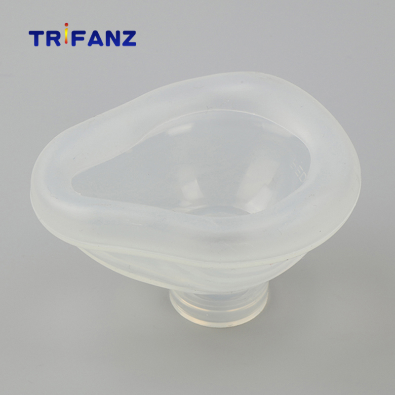 Fabricante de Máscara Facial de Anestesia de Silicone Cirúrgico Descartável com ISO13485 FDA