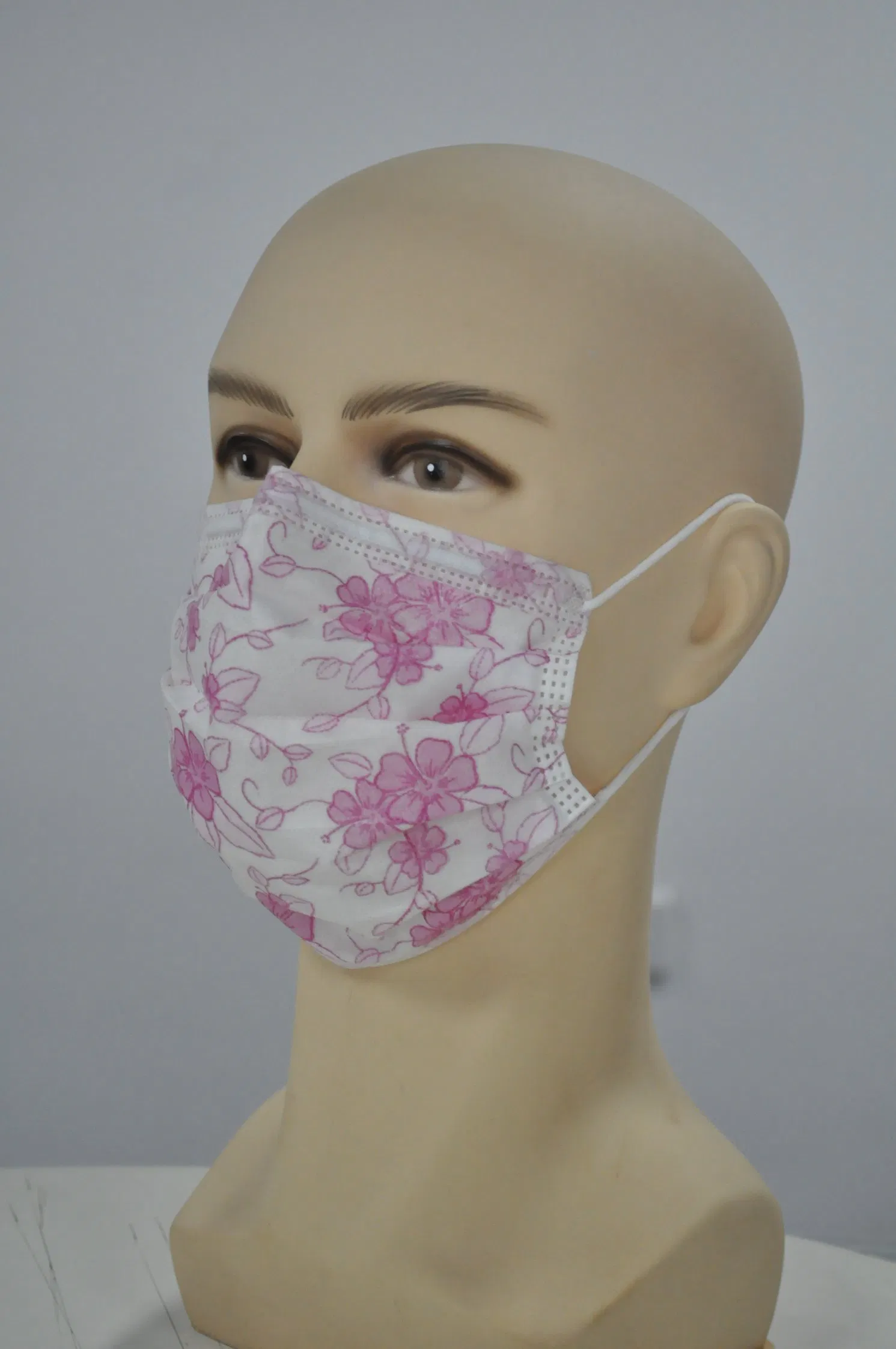 Hospital Cirúrgico Proteção Médica Segurança Não Tecido 4ply Papel de Carvão Ativado para Poeira Dental/SMS/Boca 4ply Máscara Facial Descartável com Alças Elásticas/Amarrar