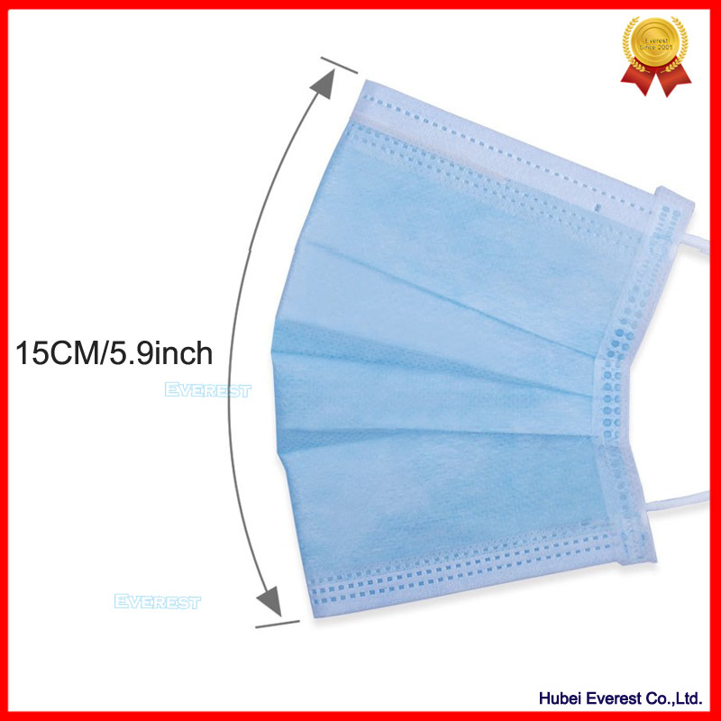 3 Máscara 3-Ply de Orelha Loop Não Médica Cirúrgica Dental Descartável