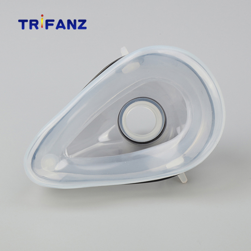 Fabricante de Máscara Facial de Anestesia de Silicone Cirúrgico Descartável com ISO13485 FDA