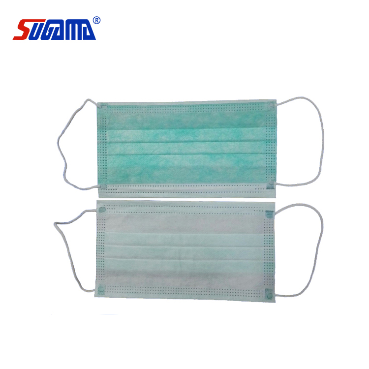 Máscaras Faciais Médicas Descartáveis com Alças de Orelha 3 Camada 3