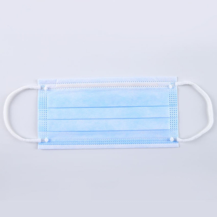 Máscara Cirúrgica Descartável 3-Ply de Grau Médico Respirável Não Tecida Certificada pela FDA e CE Fornecimento em Grande Escala