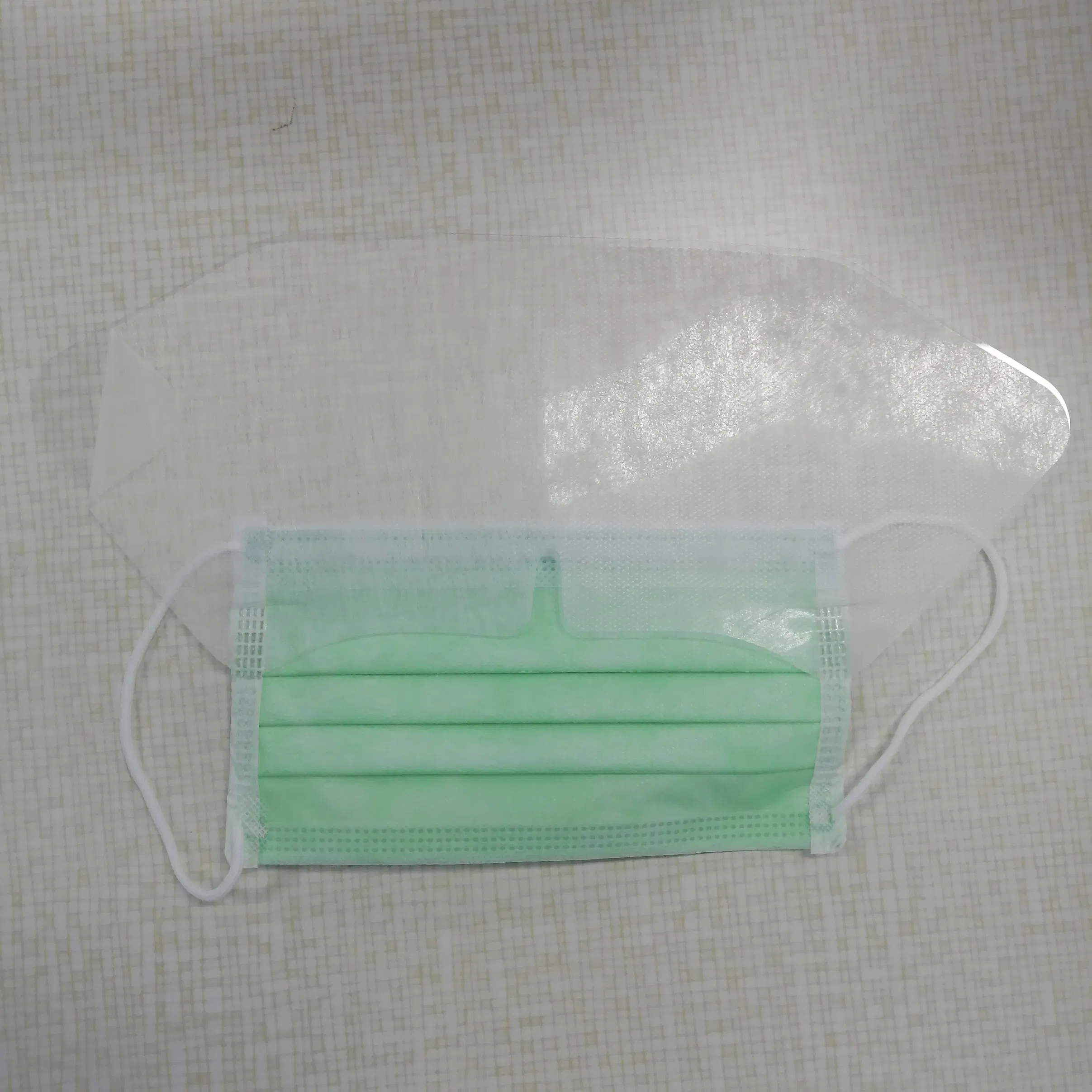 Máscara Descartável com Protetor Ocular Antivapor 3ply Máscara com Forro de Plástico Fornecedor