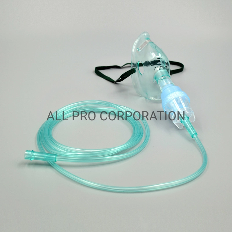Saco de Reservatório de Oxigênio Descartável Cirúrgico Médico Fornecimentos de PVC Bipap Não Tecido 3ply CPAP RCP Respiração Nebulizador KN95 Máscara Facial de Anestesia Tipo Iir Traqueostomia