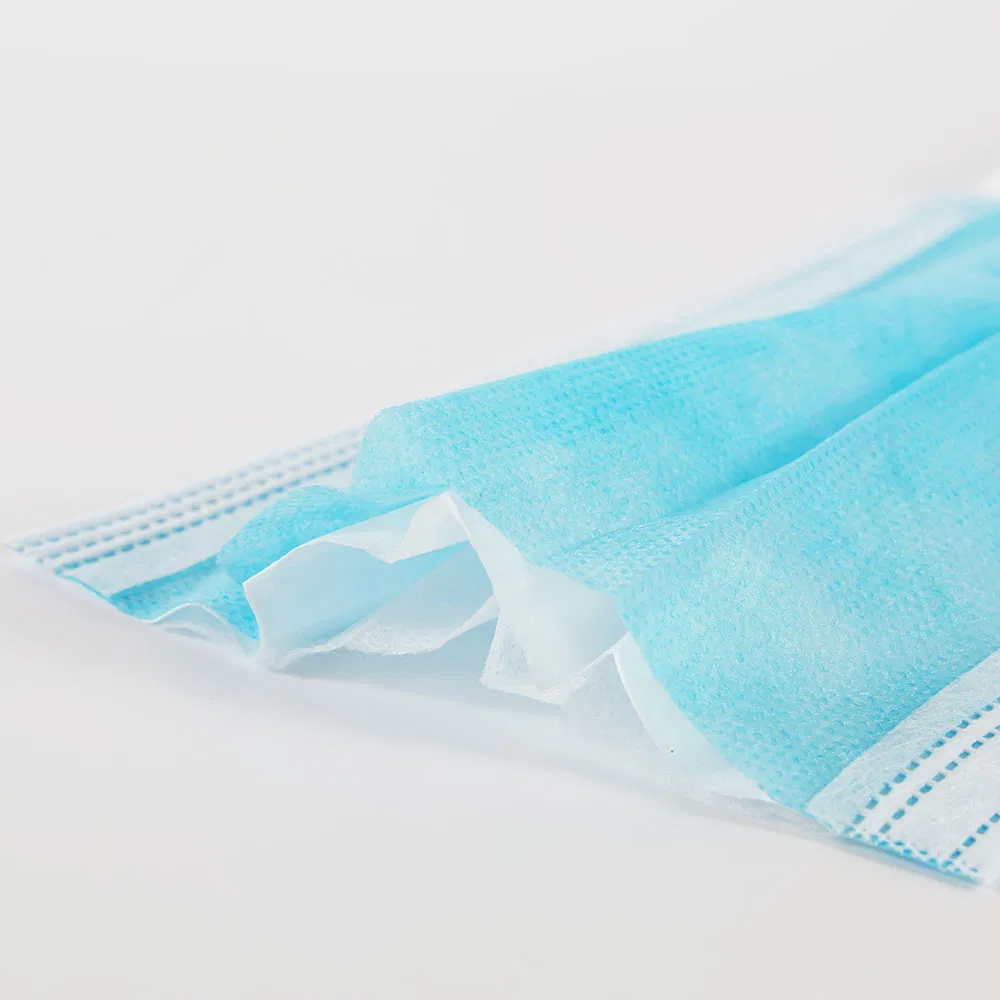 Máscara Facial Não Tecida 3ply para Cuidados de Saúde Máscara Facial 99% Hipoalergênica 3 Máscara Descartável de Camada para Uso Hospitalar Máscaras Cirúrgicas Médicas para Uso em Cuidados de Saúde