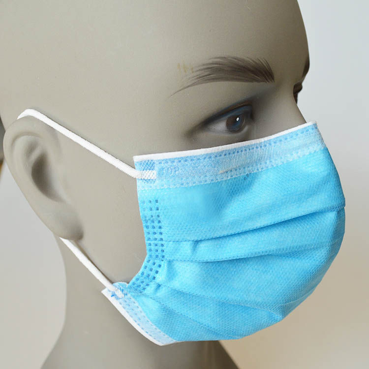 Máscara Facial Cirúrgica Médica Personalizada Descartável/Não Tecido 4ply