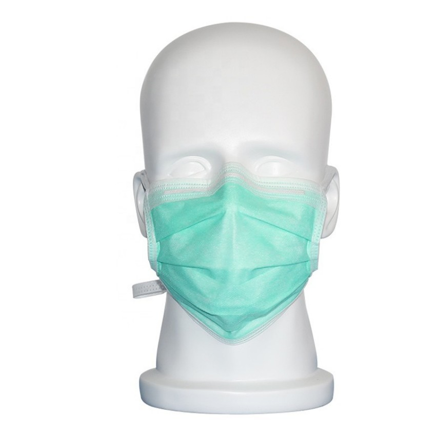 Máscara Cirúrgica Tipo II Descartável Não Tecido 3-Ply Máscara Facial Médica